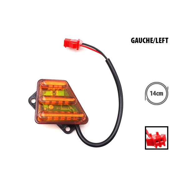 Ensemble éclairage arriere gauche Kukirin M4 Max - KuKirin - Vélo Shop Obernai