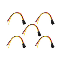 Prise JST 3 pin avec câble mâle x5 - vue 2