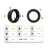 70/60-7.5 Ninebot G3 Tire with Puncture-Proof Gel - vue 3