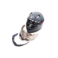 Casque intégral  gris (taille S à XL) (L)