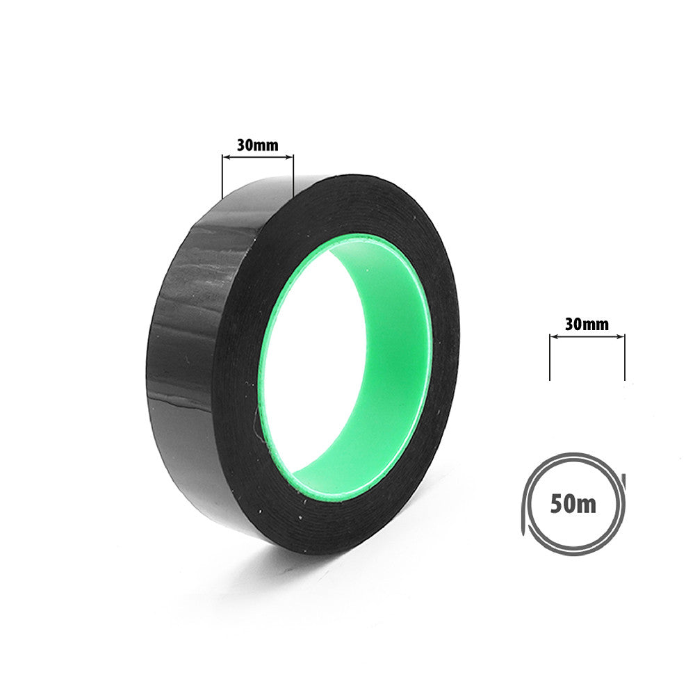 Fond de jante Tubeless velos 30 mm x 50m en situation