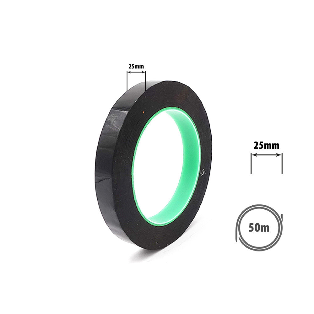 Fond de jante Tubeless velos 25mm x 50m en situation