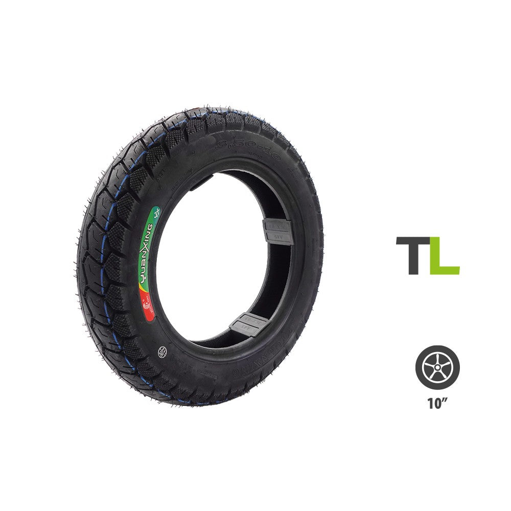 Pneu Scooter 3.50-10 Tubeless en situation