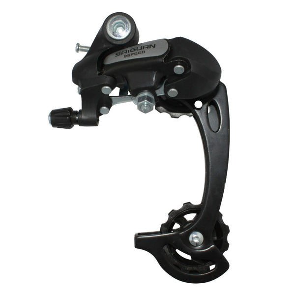 Dérailleur VTT Arrière P2R 9-8V.Nine Chape Longue Noir (Compatible Shimano Jusqu'A 34 dents)