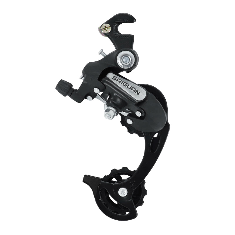 Dérailleur VTT Arrière P2R Saiguan 6-7V. Chape Longue Avec Patte Type Ty300 (Compatible Shimano)