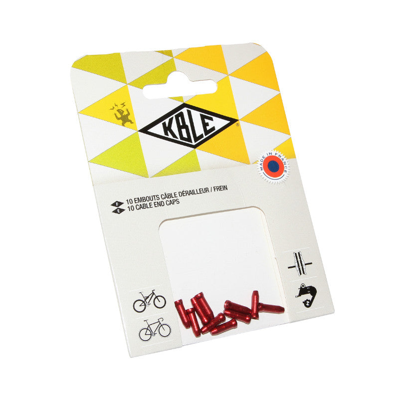 Embout Câble Rouge (Sachet De 10 Pieces)