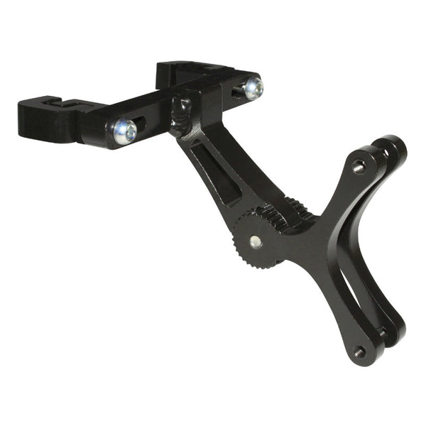 Support Pour 2 Porte Bidon Alu Noir Fixation Chariot De Selle (Vendu A L Unite Sur Carte)