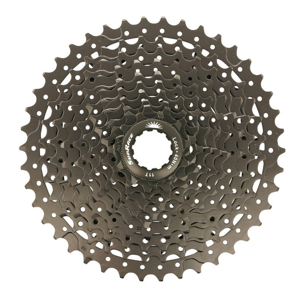 Cassette 10V. Sunrace Ms3 11-42 VTT Pour Shimano Noir (Livre En Boite) (11-13-15-18-21-24-28-32-36-42) (2 Blocs + Pignon