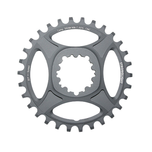 Plateau VTT Direct Mount Pour Sram Xx1-X01-X1-X0-X9 Stronglight Ht3 Mono 30 dents Noir Alu 11V. Narrow Wide (Deport 6 mm