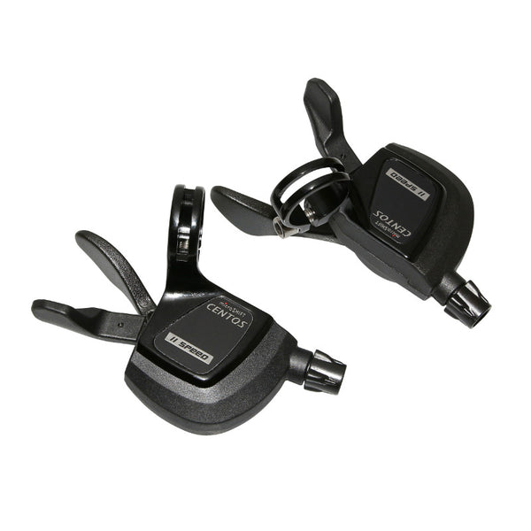 Manette Route P2R Pour Cintre Plat 11V. Push-Pull Compatible Shimano Double (Paire)