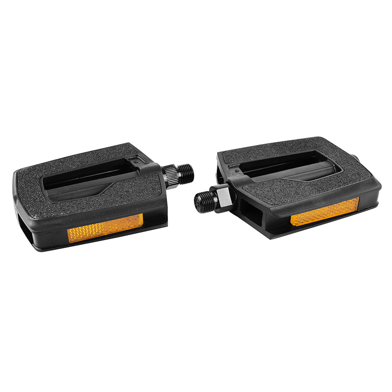 Pédale City Résine Noir Avec Inserts Super Grip 9-16" (Paire)
