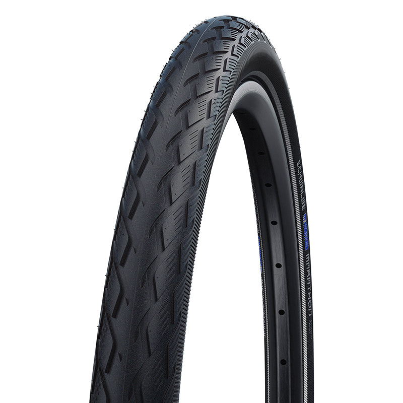 Pneu VTC Urbain 700 X 28 Schwalbe Marathon Noir Tr (28-622) Renfort Greenguard Flanc Reflex Compatible VAE (Offre Spécia