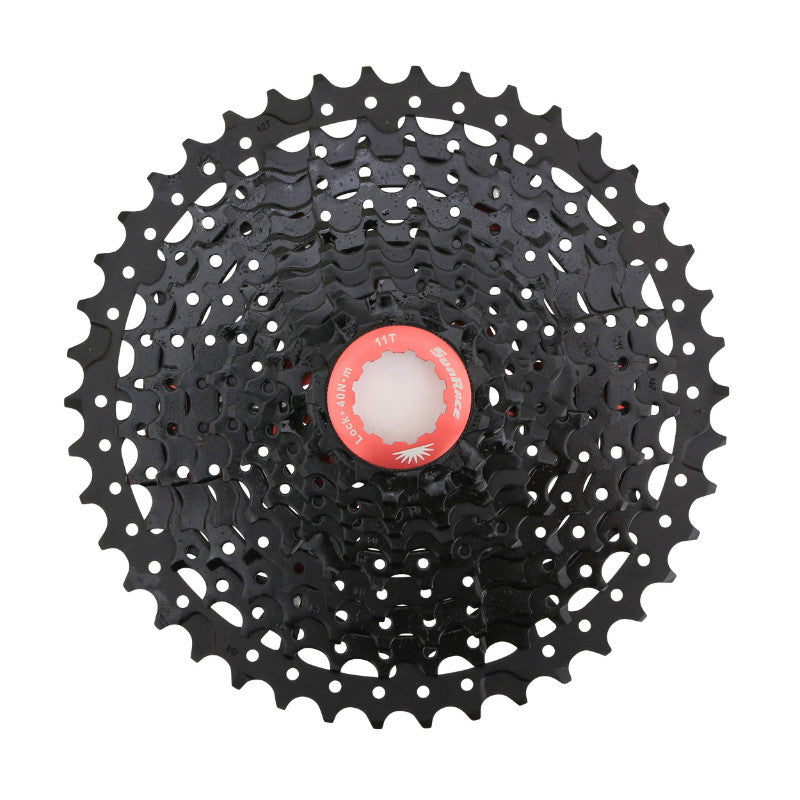 Cassette 11V. Sunrace Mx8 11-42 VTT Pour Shimano Noir (Livre En Boite) (11-13-15-17-19-21-24-28-32-36-42)