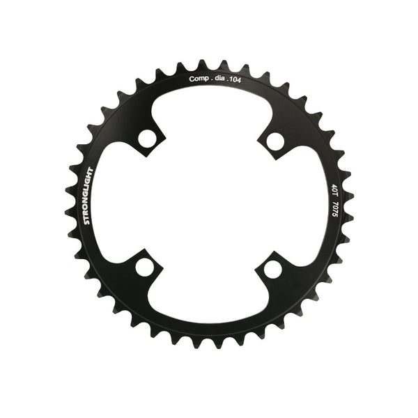 Plateau VAE-E-Bike 4 branches Ø 104 Pour Bosch Stronglight 40 dents Mono Noir Alu 7075 (Pour Systeme 1Ere Et 3Ème Genera