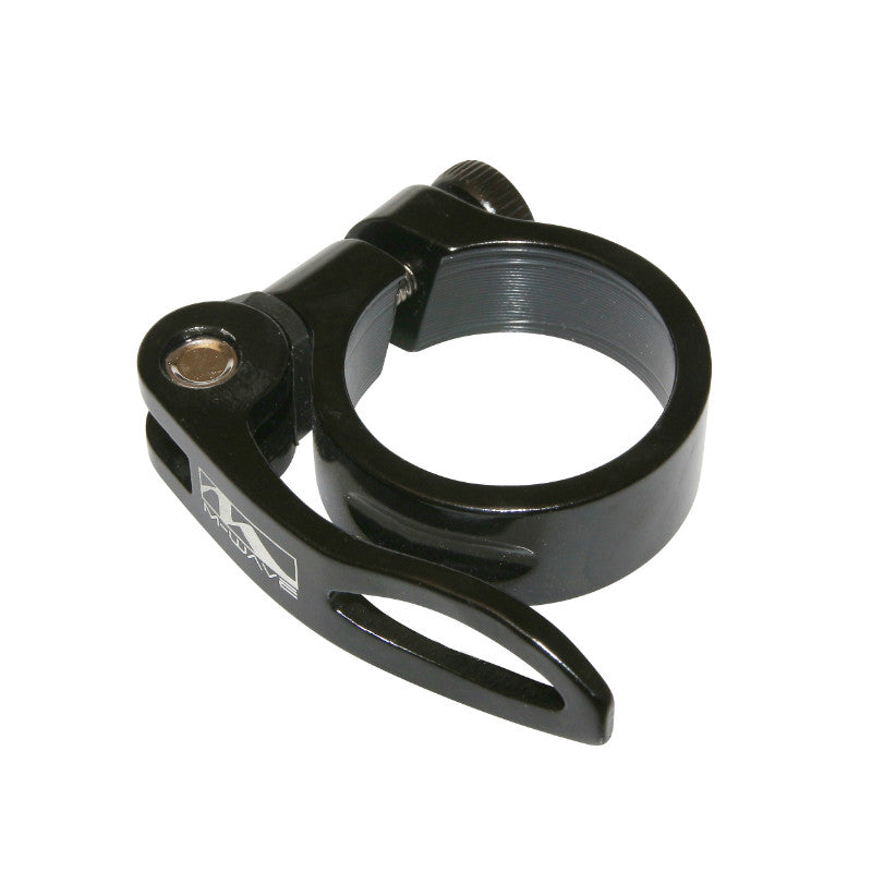 Collier Serrage Tige De Selle Rapide Alu Noir Diam 31,8 mm