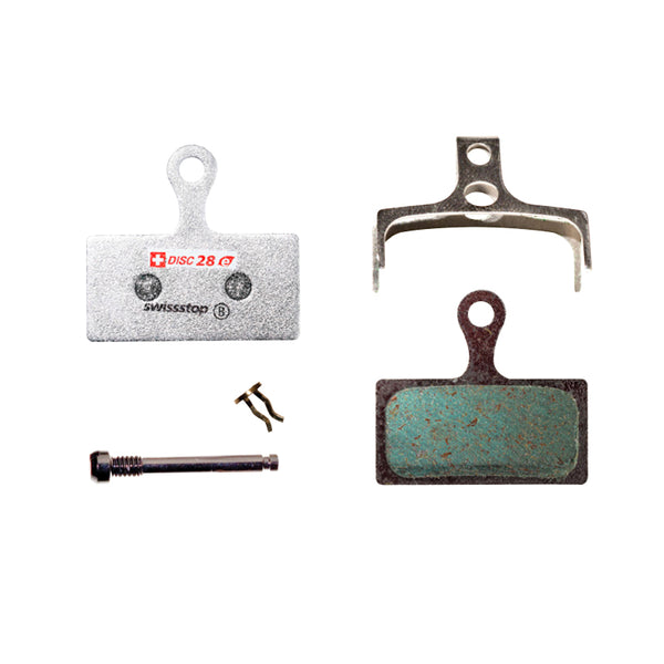 Plaquette De Frein VTT Shimano Xt M8000-M785 - Xtr M9000-M985 Slx M666-M675 (Swissstop Organic - Disc 28E)(Paire Sur Car