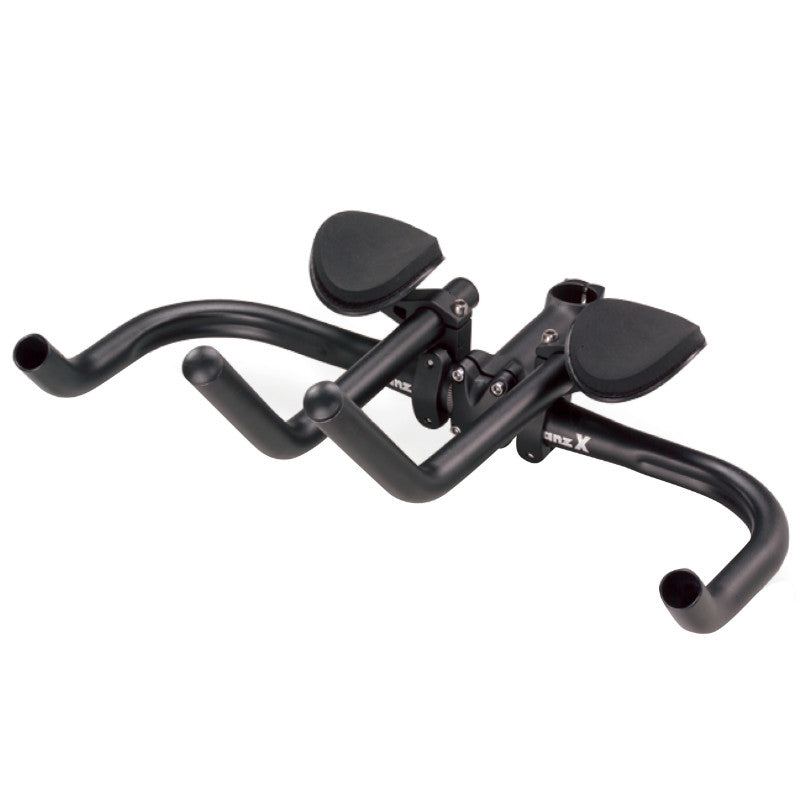 Prolongateur De Cintre Contre La Montre 31,8-25,8 Alu Noir Mat Position Haute Avec Repose Bras 475Grs