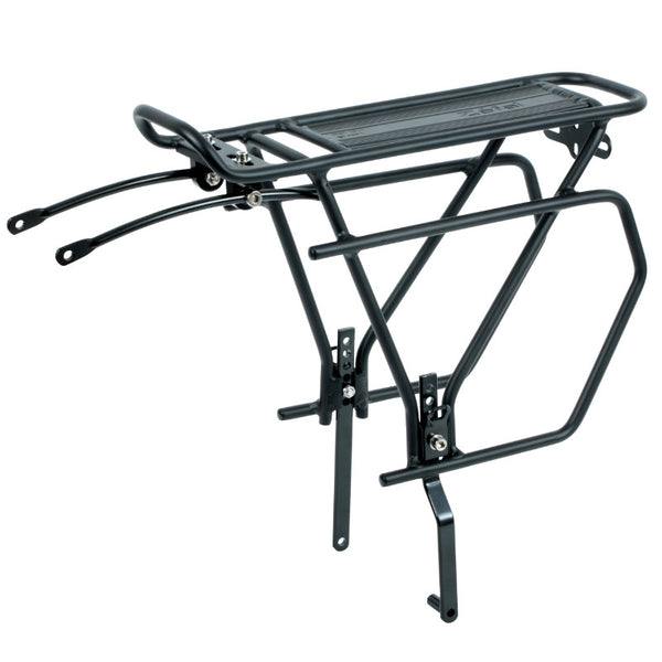 Porte Bagage Vélo Arrière A Tringles Zefal Raider R70 Alu Noir Réglable 26"-27,5"-28"-29" (27Kg Maxi) -Compatible Freins