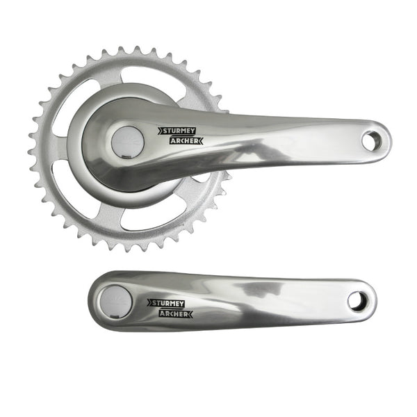 Pédalier City Sturmey Archer Alu 170 mm Plateau 38D. Pour Chaîne 2.38 (1-2X3-32) (6-7-8V.)