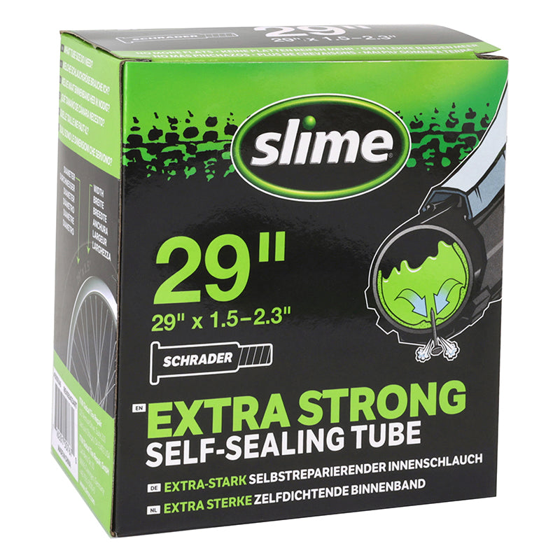 Chambre A Air Vélo 29 X 1.85-2.20 Slime Valve Standard Obus Demontable Avec Liquide Anti-Crevaison