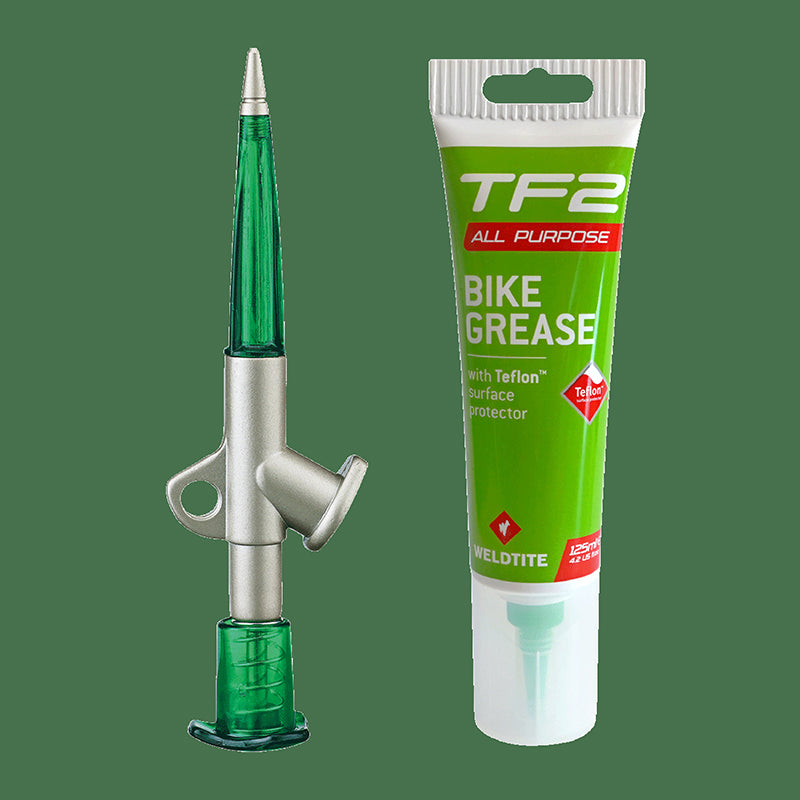 Graisse Vélo Weldtite Tf2 Bike Grease Au Teflon Avec Pistolet (Tube 125Ml)