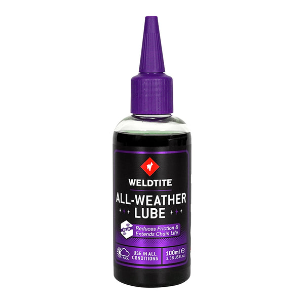 Lubrifiant Vélo Chaîne Weldtite All Weather Toutes Conditions (100Ml)