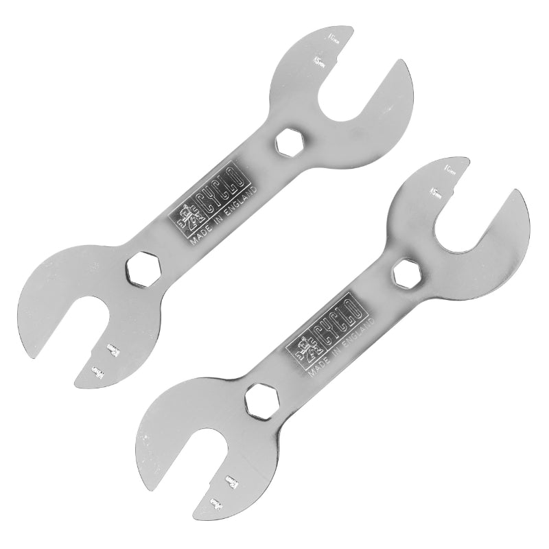 Outil Clé A Cone Weldtite (13-14 mm Et 15-17 mm) (Jeu De 2 Sur Carte Marque Cyclo)