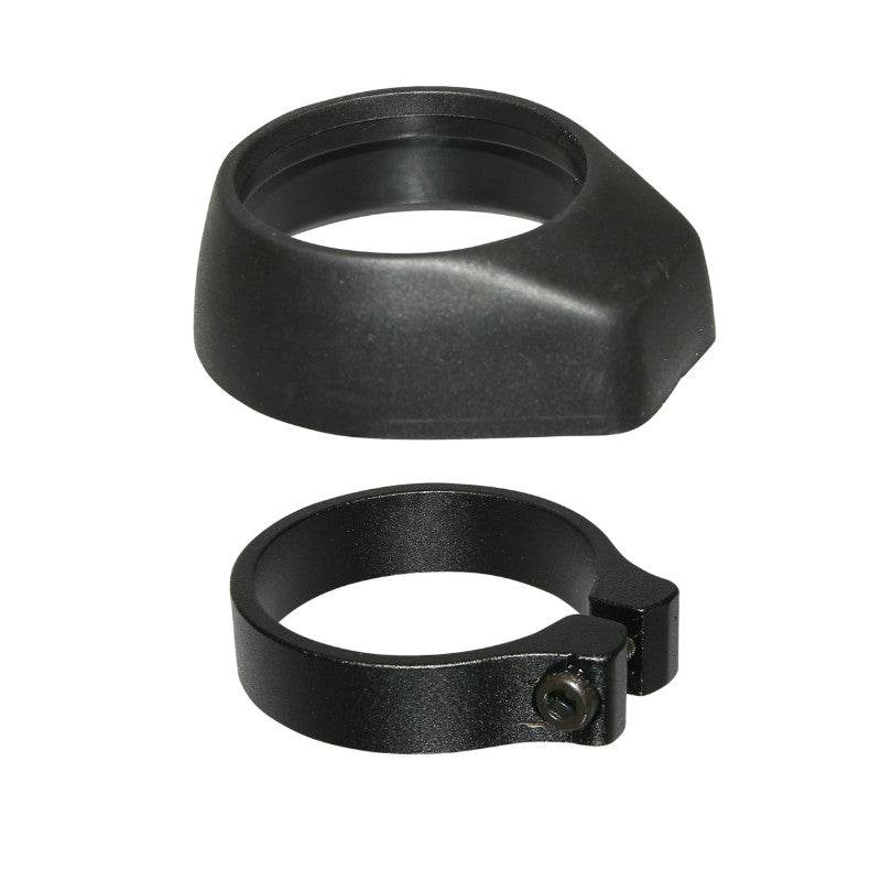 Protection Collier De Serrage Tige De Selle P2R Diam 31.6 mm Plastique Noir Pour Eviter Infiltration Eau-Boue