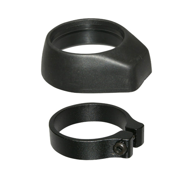 Protection Collier De Serrage Tige De Selle P2R Diam 31.6 mm Plastique Noir Pour Eviter Infiltration Eau-Boue