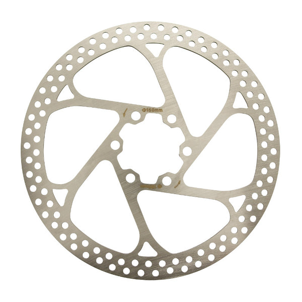 Disque De Frein Route - VTT 6 Trous Newton Brakco Compatible Shimano Et Autres 160 mm Argent (Bord Rectifie Pour La Sécu