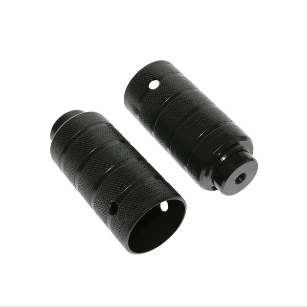 Repose Pied BMX Alu Diam 45 mm Noir L100 mm Pour Axe De 3-8 (Paire)
