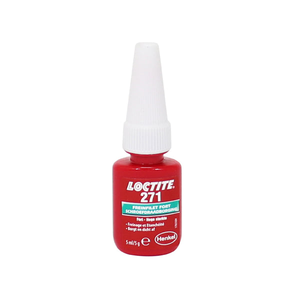 Frein Filet Fort Loctite 271 A Resistance Elevee (Flacon 5 Ml Sous Blister)
