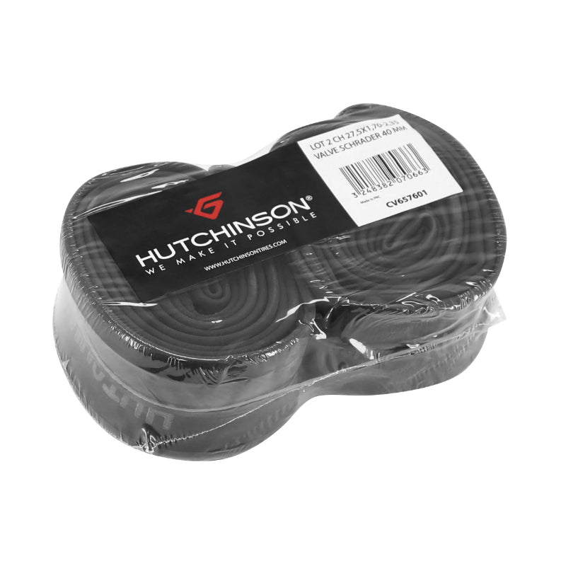 Chambre A Air Vélo 27.5 X 1.70-2.35 Hutchinson Valve Standard 40 mm (Vendu Par Lot De 2)
