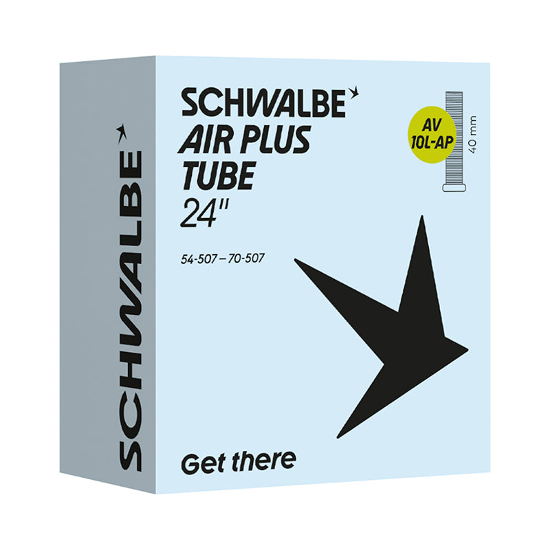 Chambre A Air Vélo 24 X 2.10-2.75 Fat Bike - Descente Schwalbe Valve Standard Tout Alu (54-70-507) (Av10D)