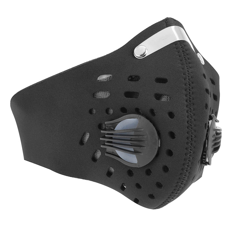 Masque Anti-Pollution-Poussieres Newton Neoprene-Lycra Noir (Norme Ffp2) (Vendu A L'Unite)