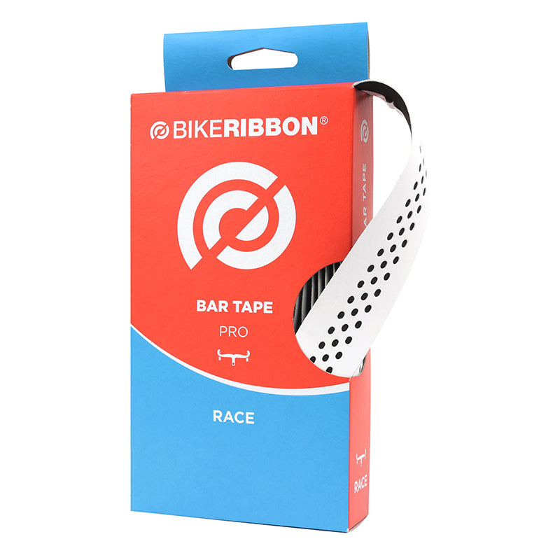 Ruban De Guidon - Cintre Bike Ribbon Drop Blanc-Noir