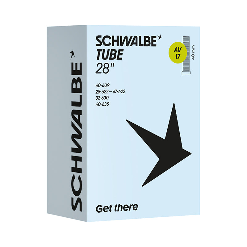 Chambre A Air Vélo 700 X 28-45 Schwalbe Valve Standard Tout Alu (Av17)