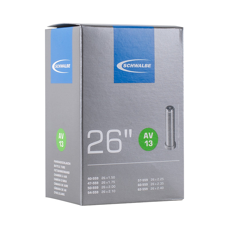 Chambre A Air Vélo 26 X 1.50-2.50 Schwalbe Valve Standard Tout Alu (Av13)