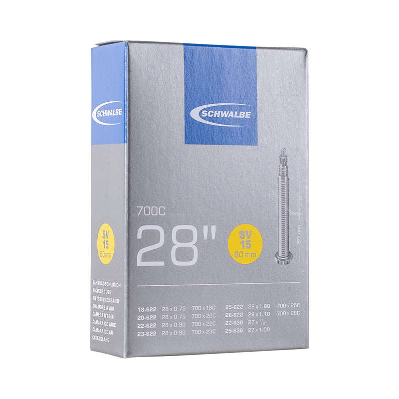 Chambre A Air Vélo 700 X 18-25 Schwalbe Valve Presta Obus Demontable Tout Alu 60 mm (Sv15Vl)