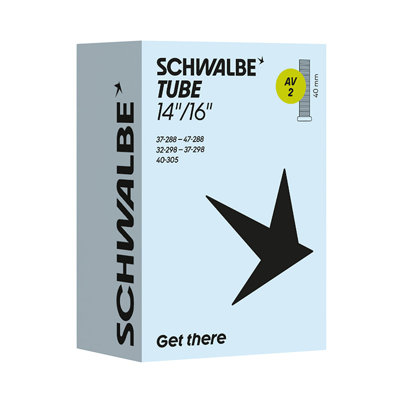 Chambre A Air Vélo 350 X 35A - 14" Schwalbe Valve Standard Tout Alu (37-288 À 40-305) (Av2)