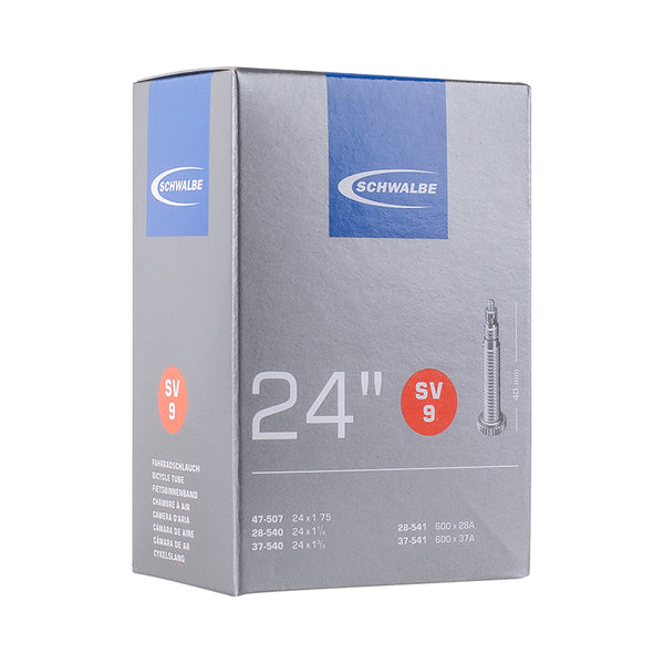 Chambre A Air Vélo 600 X 28-35A (24 X 1 3-8) Schwalbe Valve Presta Tout Alu (47-507 À 37-541) (Sv9)
