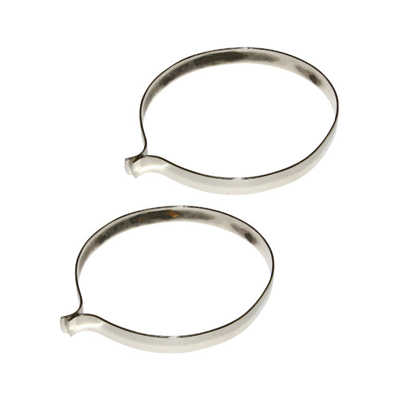 Pince Pantalon P2R Acier Chrome (Paire)