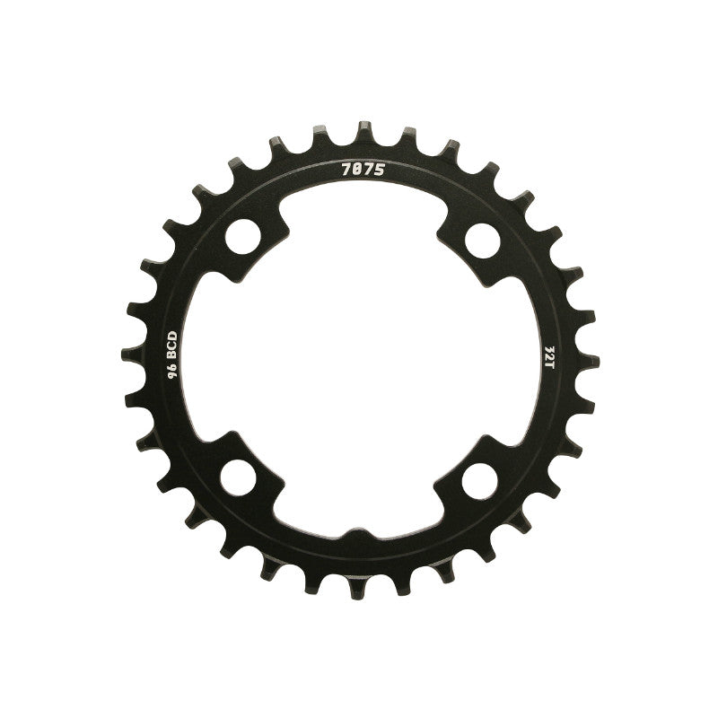 Plateau VTT 4 branches Ø 96 Pour Sunrace 32 dents Mono Mx 12-11-10V. Noir Narrow-Wide Alu Compatible Autres Marques