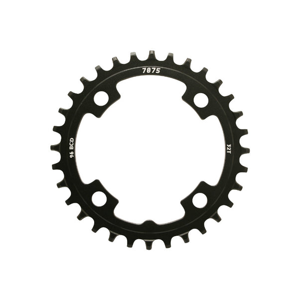 Plateau VTT 4 branches Ø 96 Pour Sunrace 32 dents Mono Mx 12-11-10V. Noir Narrow-Wide Alu Compatible Autres Marques