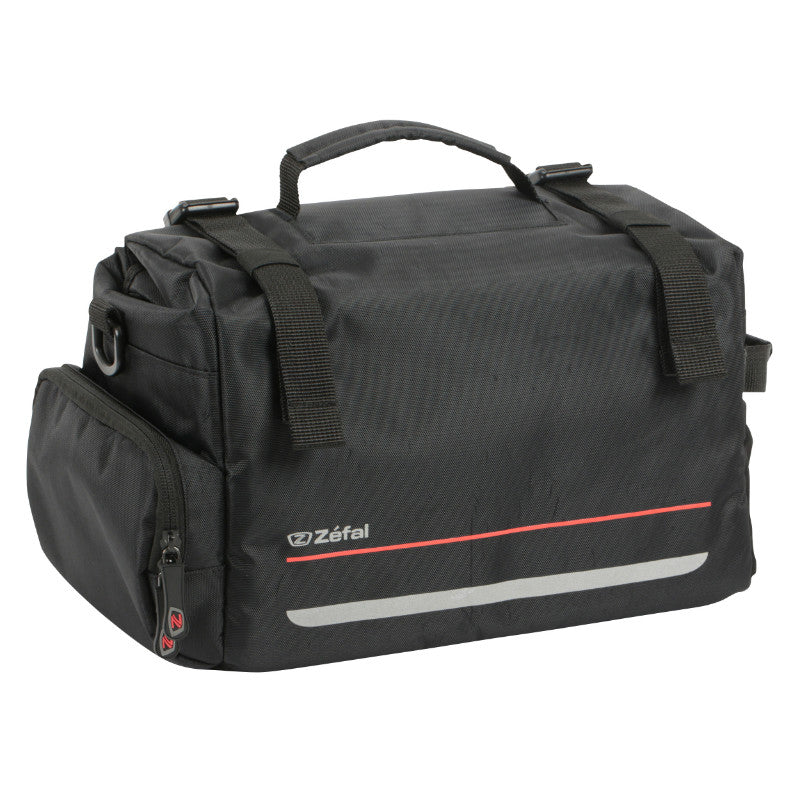 Sacoche Arrière Vélo Trunkbag Zefal Z Traveler 60 Sur Porte Bagage Universel 20L Polyester Waterproof Noir (32X18X22 cm)