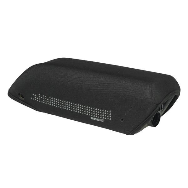 Housse Protection De Batterie Tube Diagonal Basil Miles Neoprene Noir Waterproof Compatible VAE-E-Bike (L24 X L7 X H8 cm