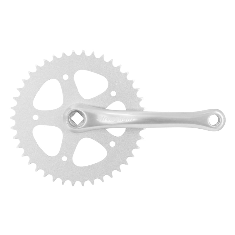 Pédalier City Stronglight Sl55 Alu Argent 170 mm 42D. Chaîne 2.38 (Axe Carré 115 mm)