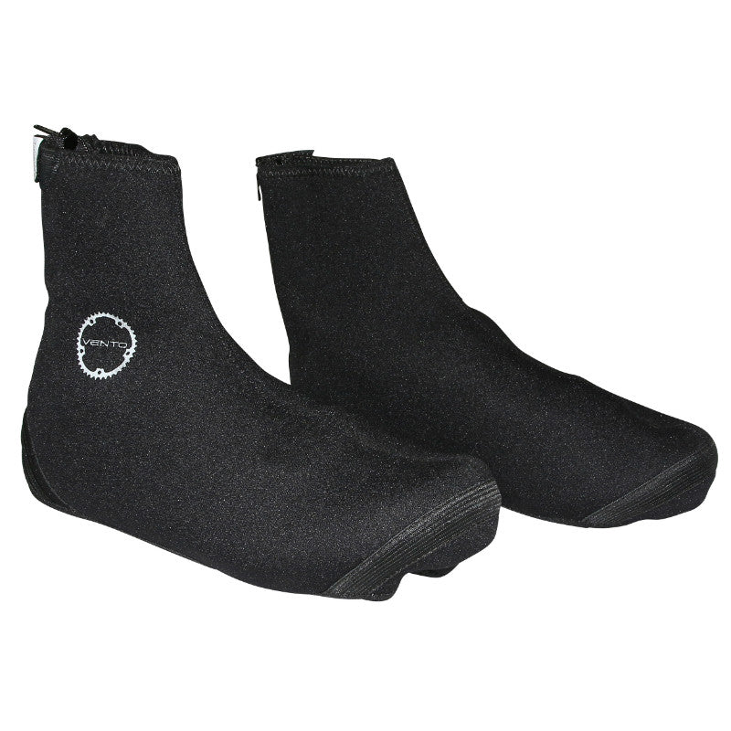Couvre Chaussure Hiver Route Neoprene Noir 40-41 (Zip + Velcro) (Paire)