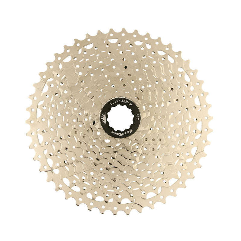 Cassette 11V. Sunrace Ms8 11-46 VTT Pour Shimano Metallic Argent (Livre En Boite) (11-13-15-18-21-24-28-32-36-40-46) (2 