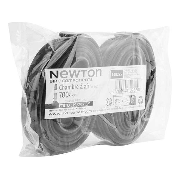 Chambre A Air Vélo 700 X 19-23 Newton Valve Presta Valve 43 mm (Lot De 2)